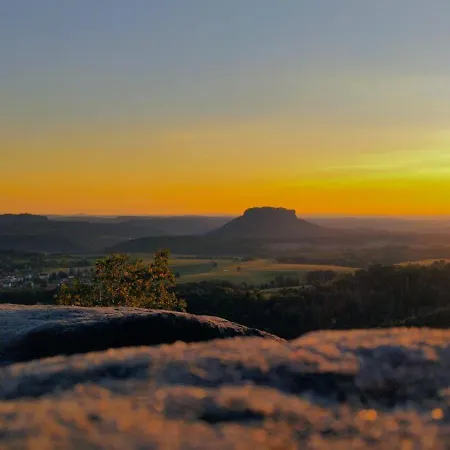 Abendsonne In - Saechsische Schweiz