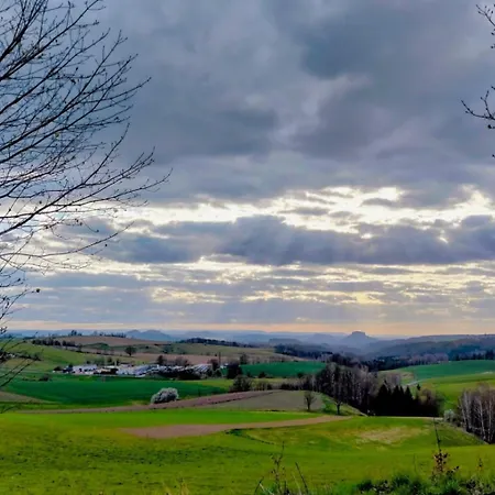 Abendsonne In - Saechsische Schweiz Sebnitz